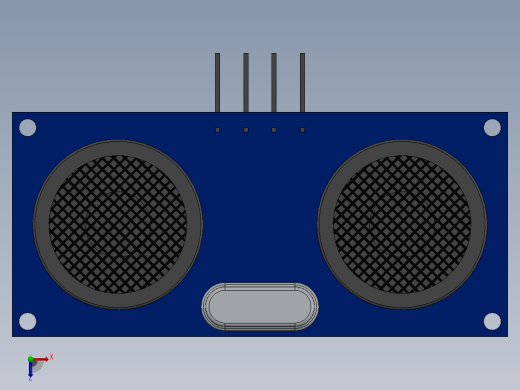 Arduino 的超声波传感器俯视缩略图