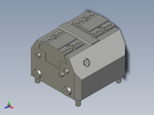气动夹紧系统SCHUNK-0405210 KSP-F plus 100, 0主视缩略图