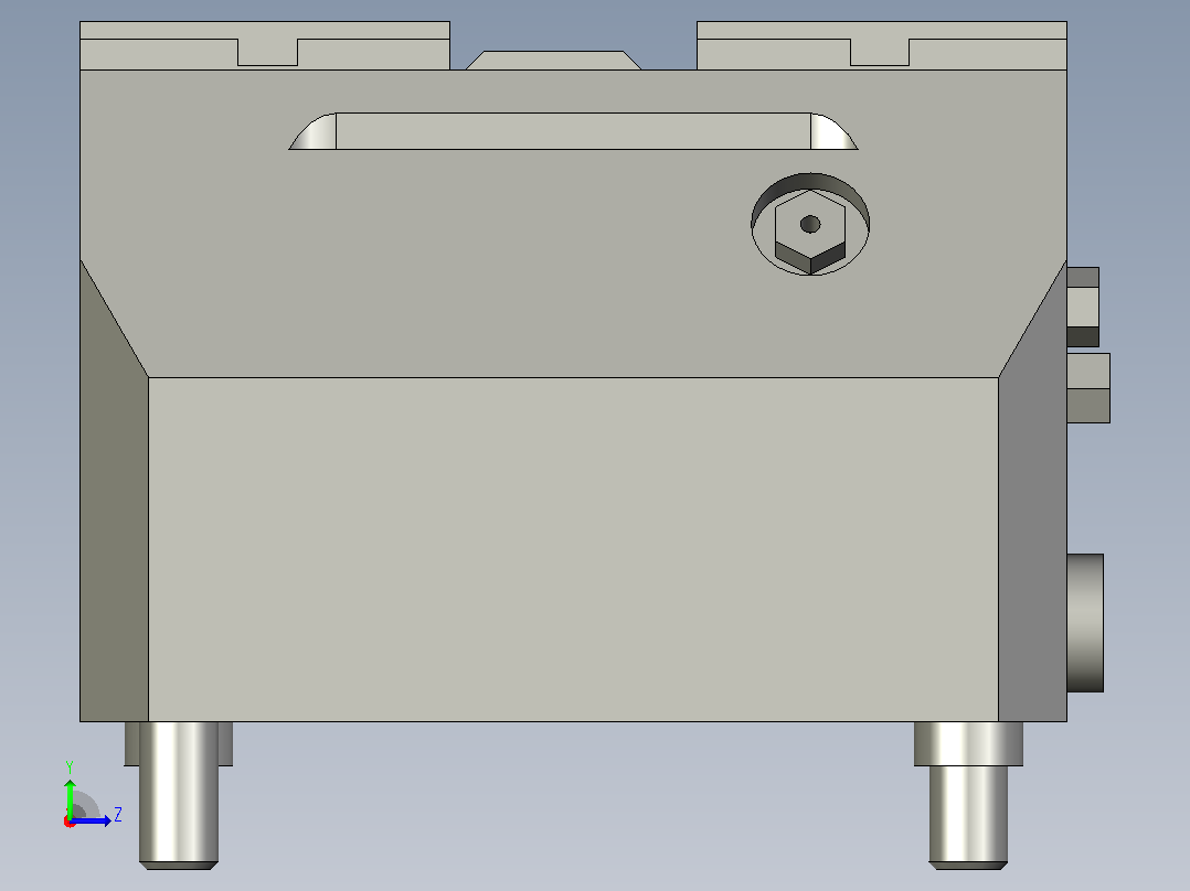 气动夹紧系统SCHUNK-0405210 KSP-F plus 100, 0左视图