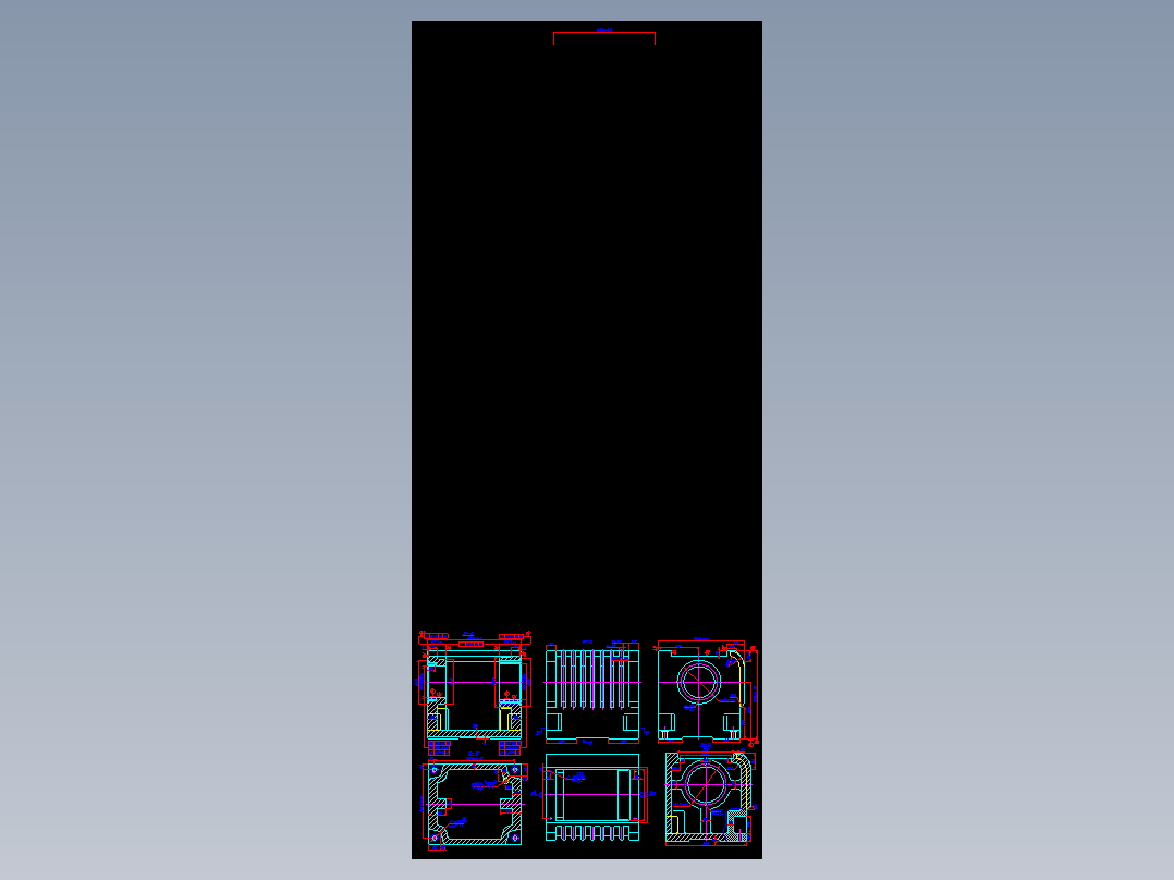 6130数控车床(床头箱部分)零件图