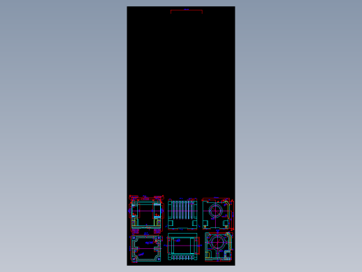 6130数控车床(床头箱部分)零件图