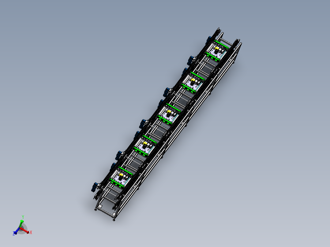 双层运输线体sw18可编辑