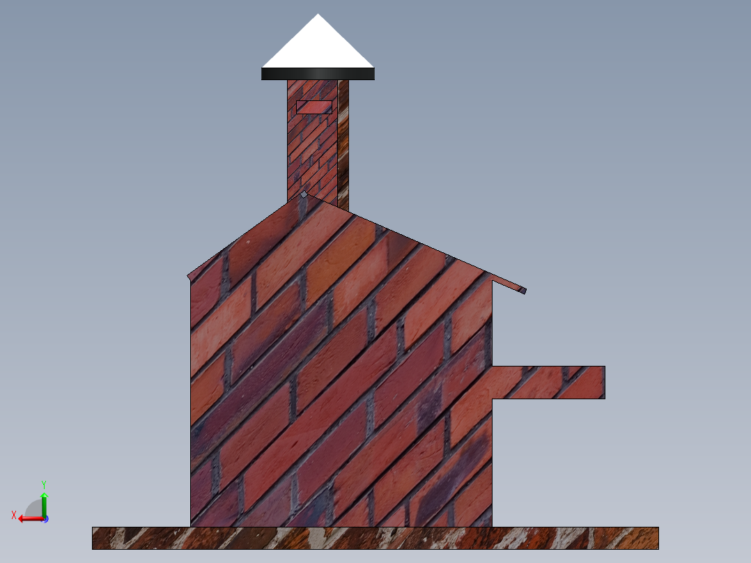 欧式风格别墅洋房SW2013后视图