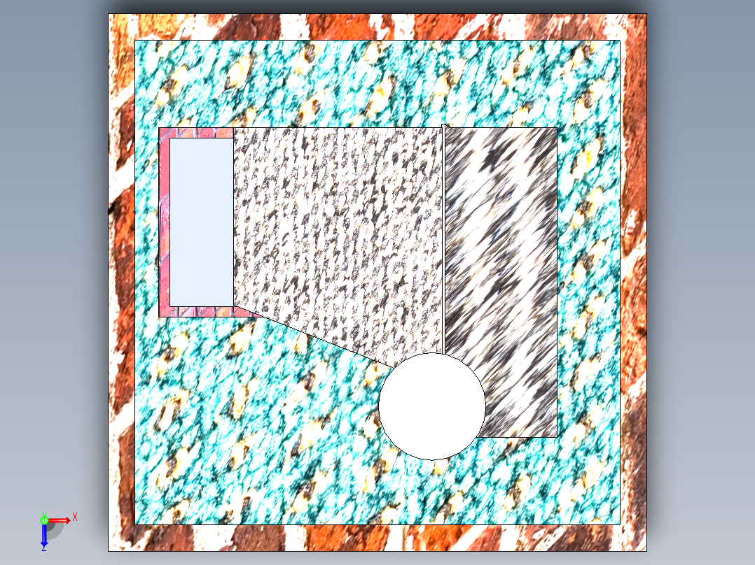 欧式风格别墅洋房SW2013俯视图