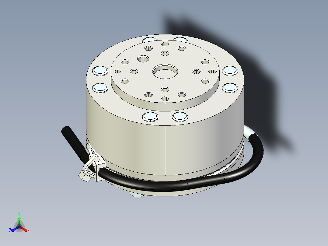 爱普生EPSON机器人力传感器-S250N_rev1主视图