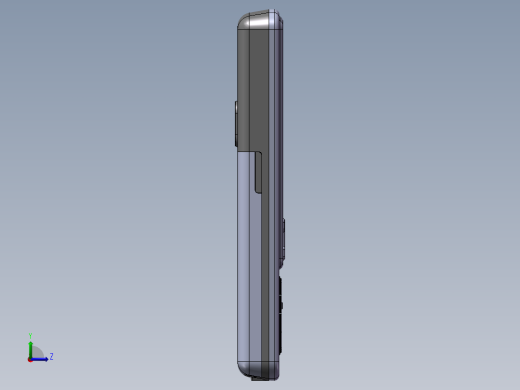 solidworks 诺基亚6300手机模型左视缩略图