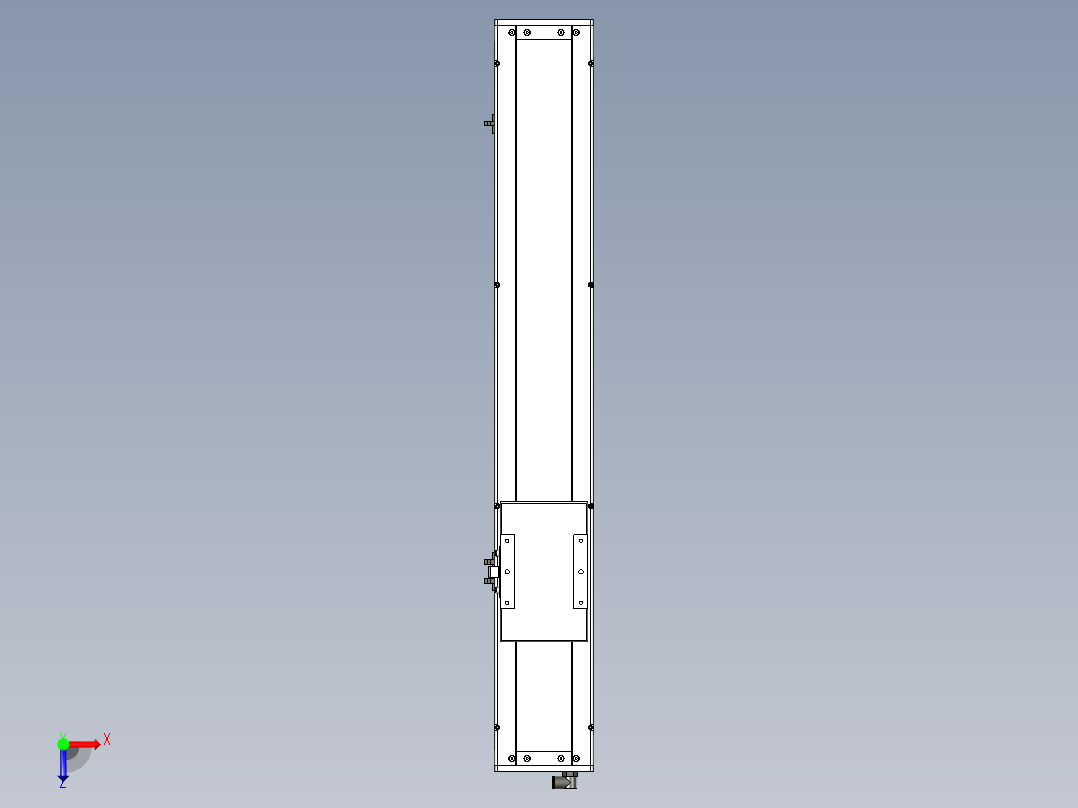 Toyo东佑达直线模组-ECH14-600-M-C4反俯视图