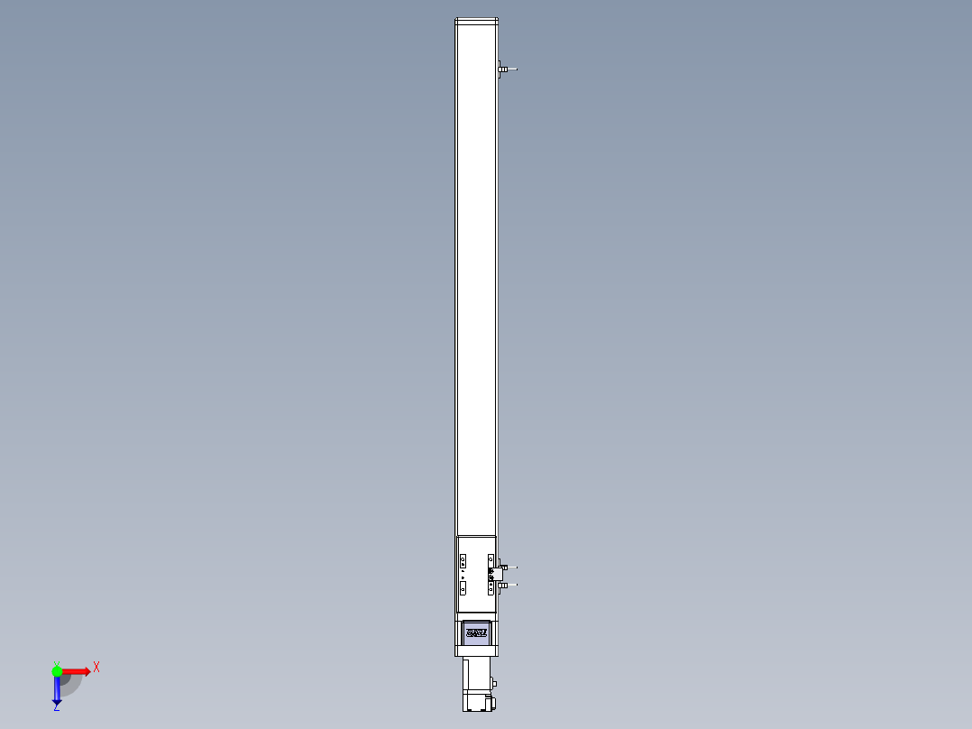 Toyo东佑达直线模组-ETH6M-BC-750-M10俯视图