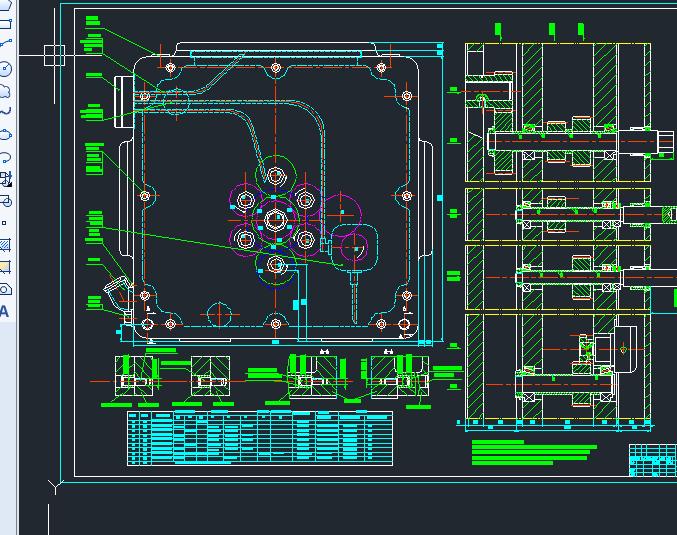 EQY-112-90汽车变速箱后面孔系钻削组合机床设计