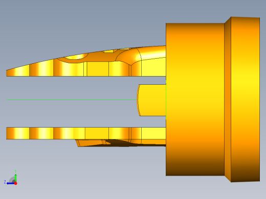 仿生机器人手掌3d图纸 左手手掌+说明 仿生关节手掌3D三维模型图右视缩略图