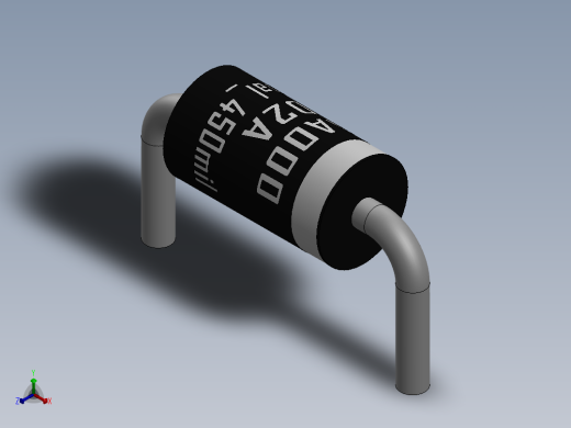 轴向二极管-D2A_H正等轴测缩略图