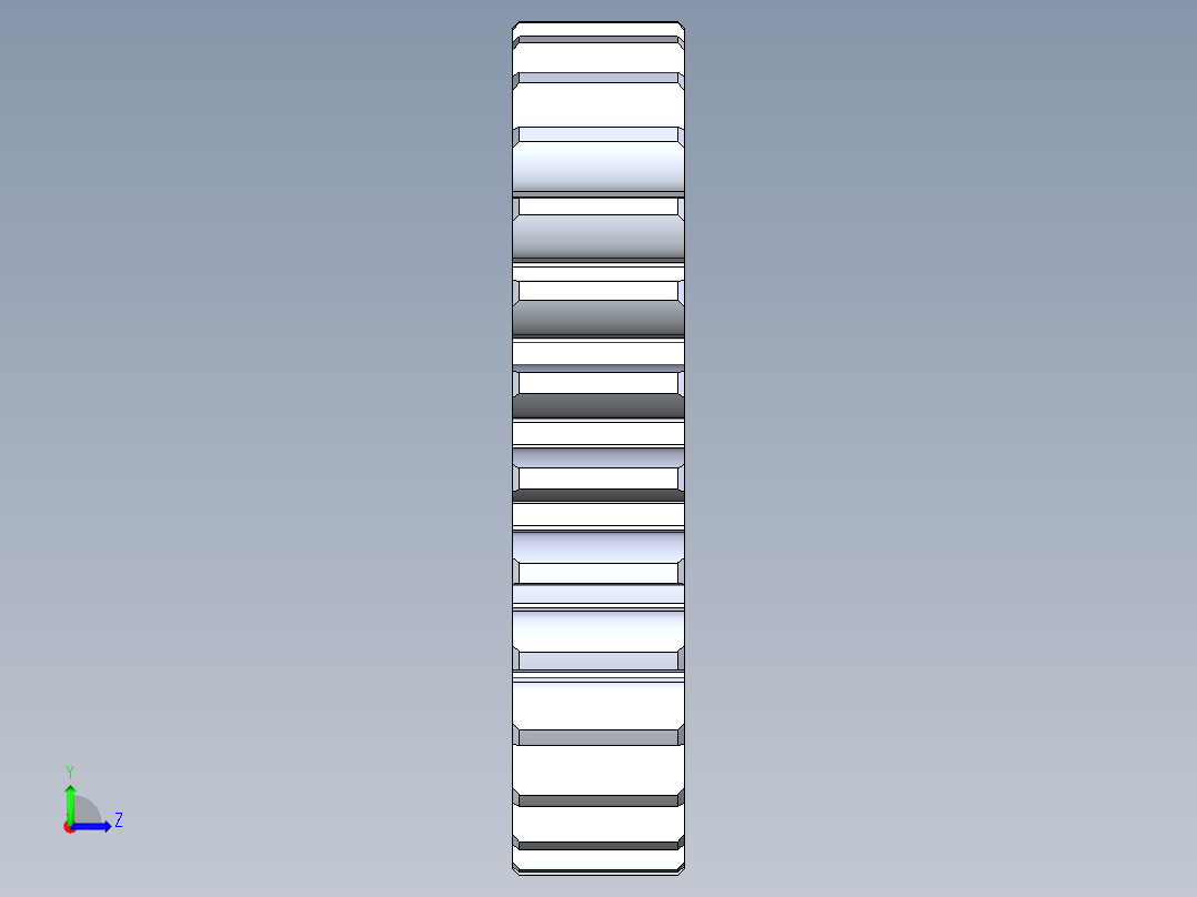 正齿轮压力角20 -48dp-20pa-28t spur gear左视图