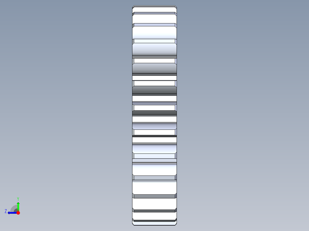 正齿轮压力角20 -48dp-20pa-28t spur gear右视图