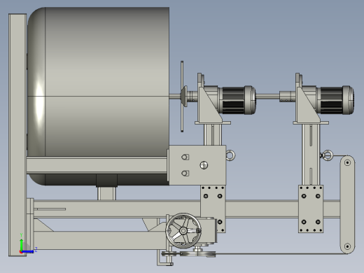 Mixer chemical machine化学品搅拌机3D图纸 IGS格式左视缩略图