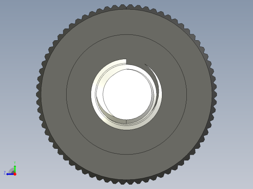 滚花旋钮-Knurled Knob 0.25x0.750x1.000.STEP右视缩略图