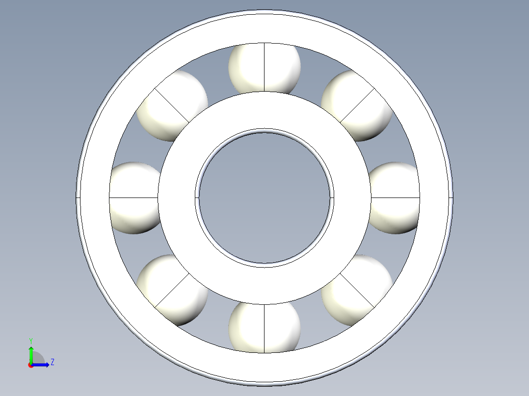 滚珠轴承-FAG BALL BEARING 629 9x26x8.STEP左视图