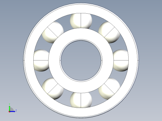 滚珠轴承-FAG BALL BEARING 629 9x26x8.STEP左视缩略图