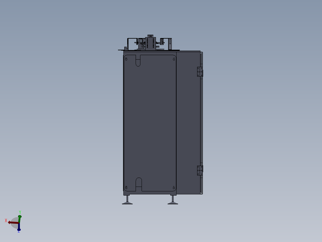 基于汽车轮毂轴承自动线生产线辅助系统设计前视图