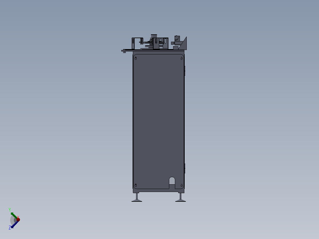 基于汽车轮毂轴承自动线生产线辅助系统设计左视图