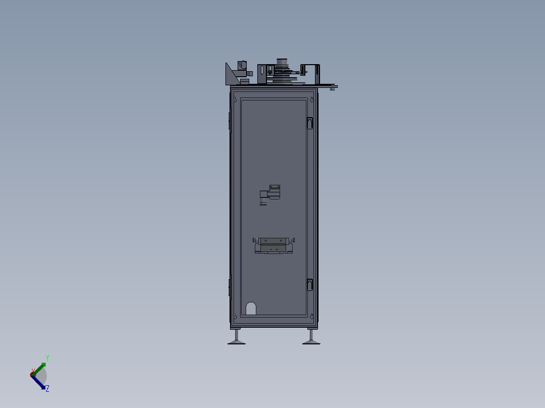 基于汽车轮毂轴承自动线生产线辅助系统设计右视图