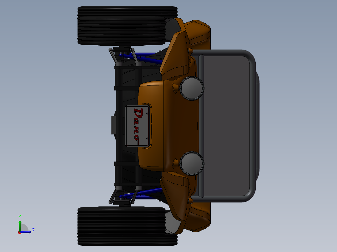 迈尔斯马恩岛沙滩车左视图