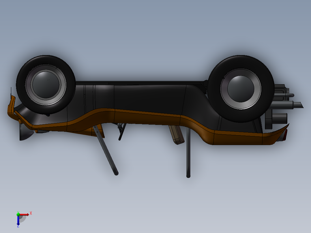 迈尔斯马恩岛沙滩车俯视图