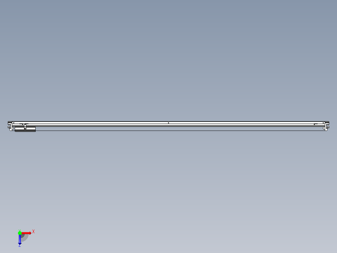 威洛博VL系列3d模型模组VL17E2Y-S2500俯视图