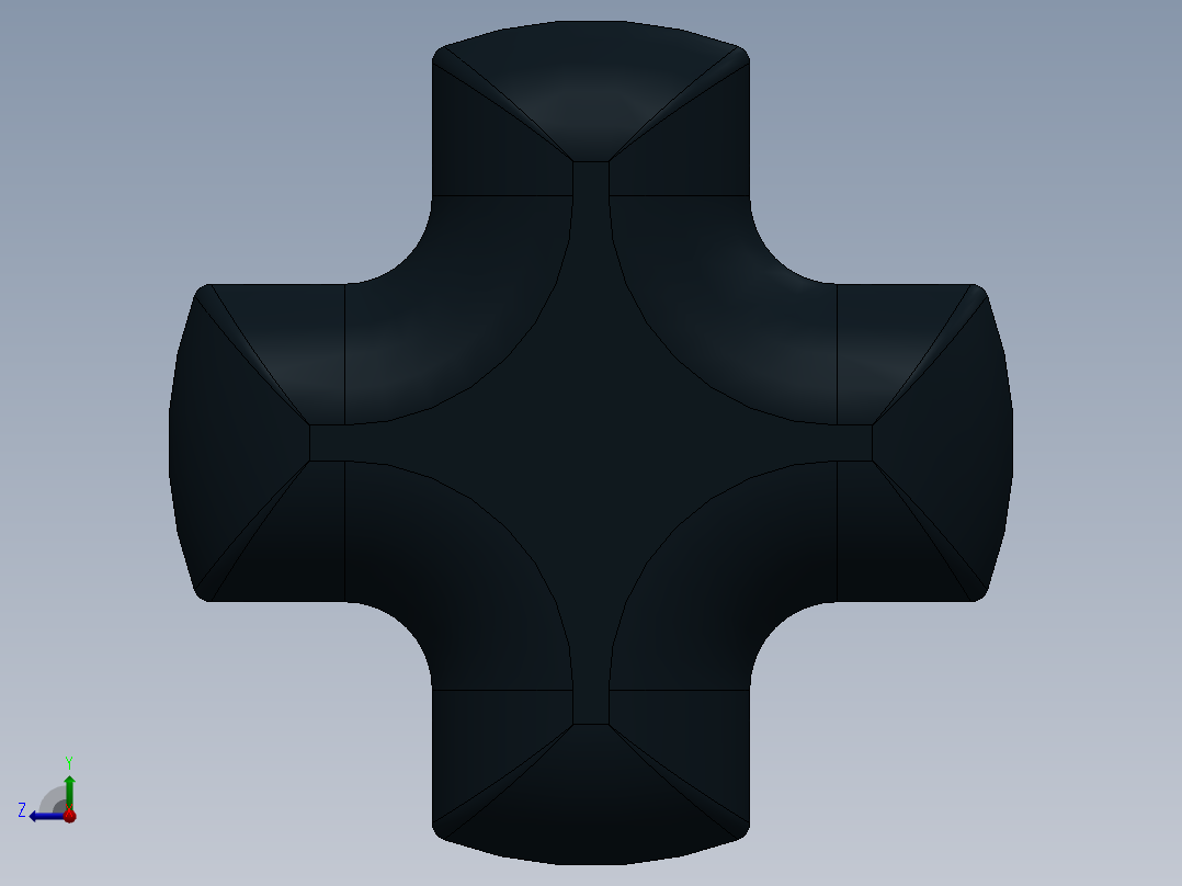 乐高机械组车桥-4519 Black Technic Axle 3.SLDPRT右视图