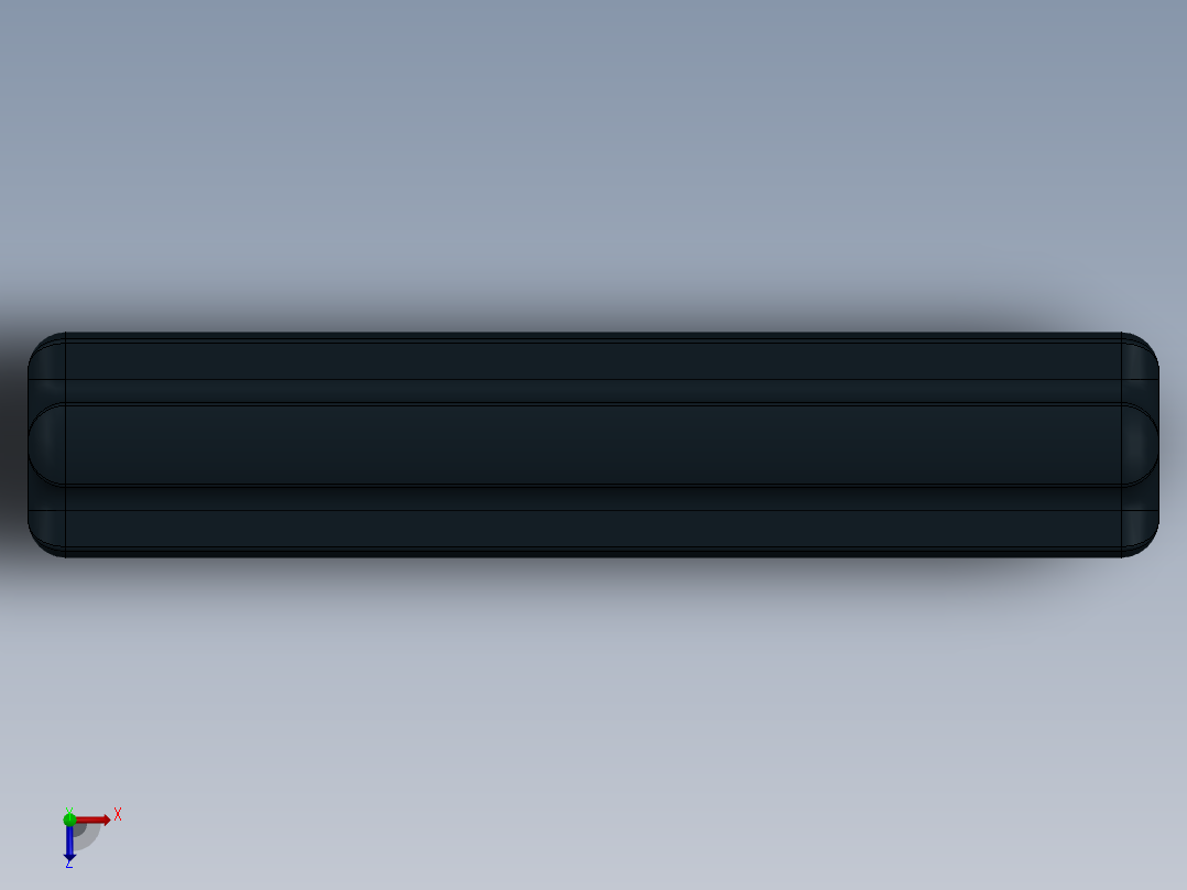 乐高机械组车桥-4519 Black Technic Axle 3.SLDPRT俯视图