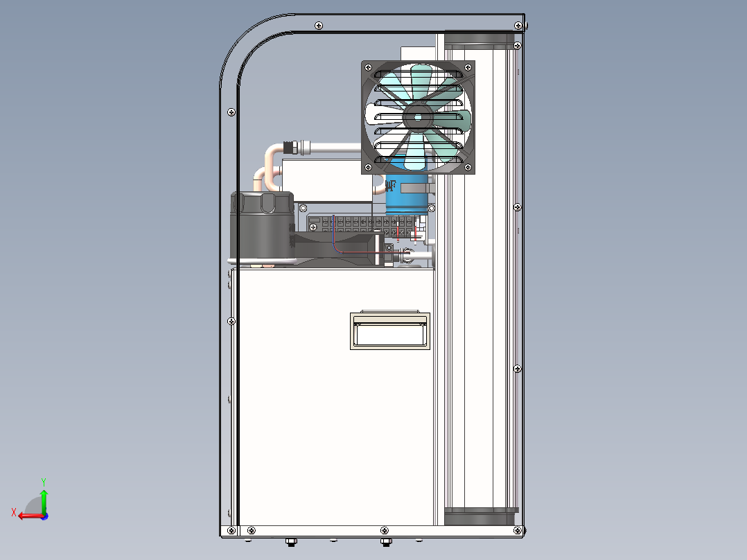10L制氧机后视图