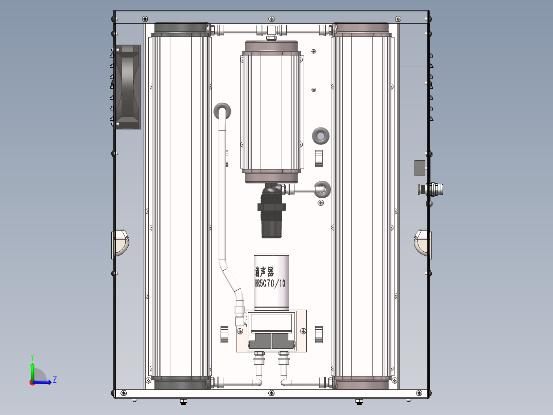 10L制氧机左视图