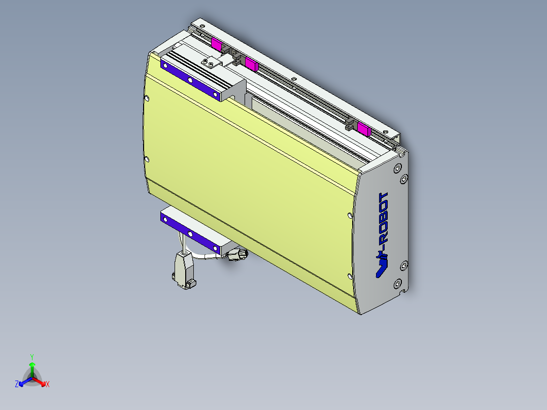 威洛博VL系列3d模型模组VL22H1Y-S200主视图