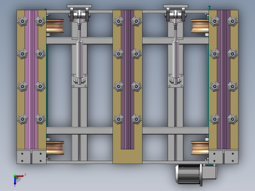 Q387-生产线摆渡小车的设计【三维SolidWorks】俯视缩略图