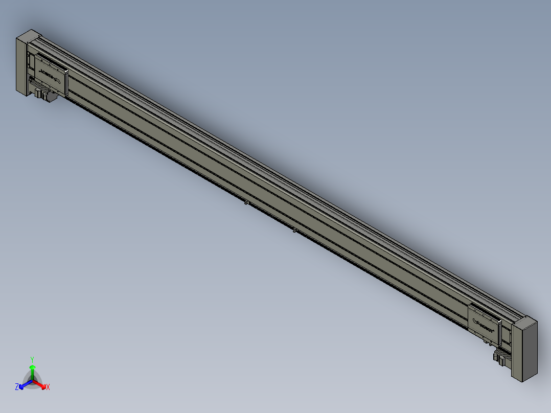 威洛博双电机滑台-VC14D2-S1000-BLR-P40-C6主视图