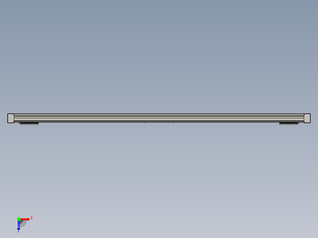 威洛博双电机滑台-VC14D2-S1000-BLR-P40-C6俯视图