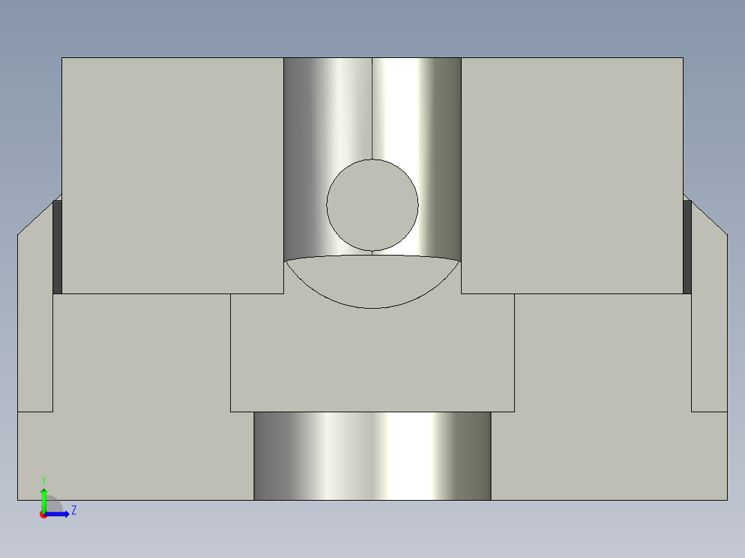 楔铁部件左视图