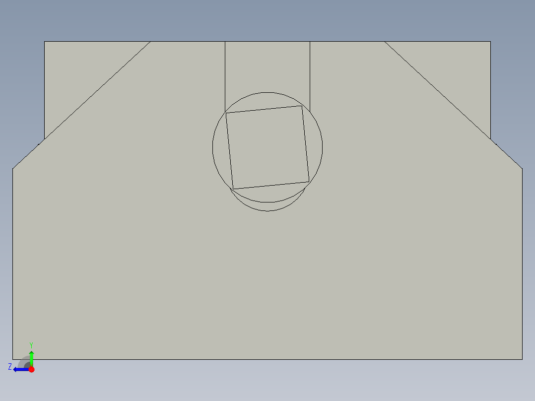 楔铁部件右视图
