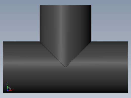 PVC管件-0.5in Tee右视缩略图