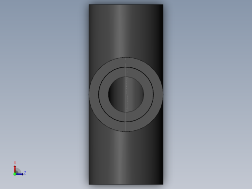 PVC管件-0.5in Tee俯视缩略图