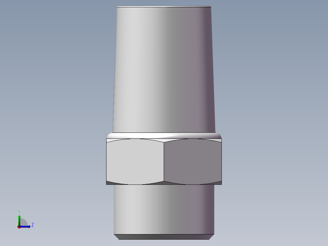 气动接头-消音器BSL03(3分)左视图