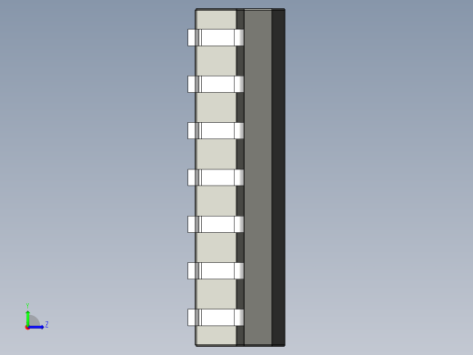 元器件3D封装SOIC14W42左视缩略图