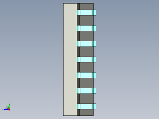 元器件3D封装SOIC14W42右视缩略图