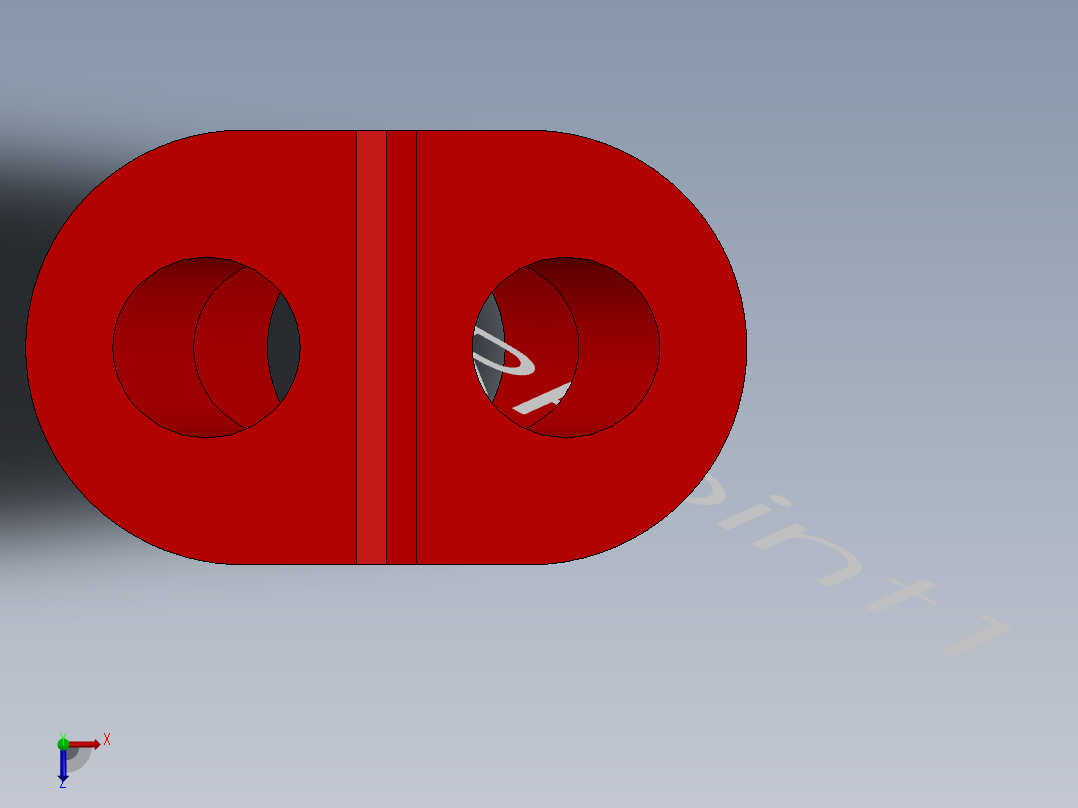 y-junction strain relief俯视图