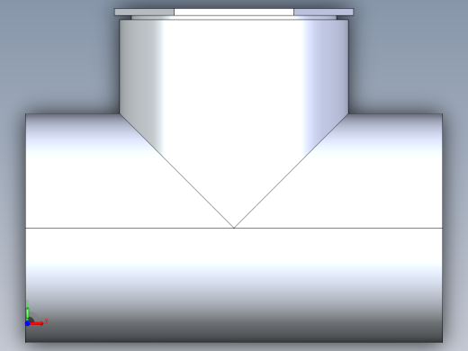 聚氯乙烯配件02A-Sch80_ReducingTee_SxSxS_801-668FB_12in x 8in前视缩略图