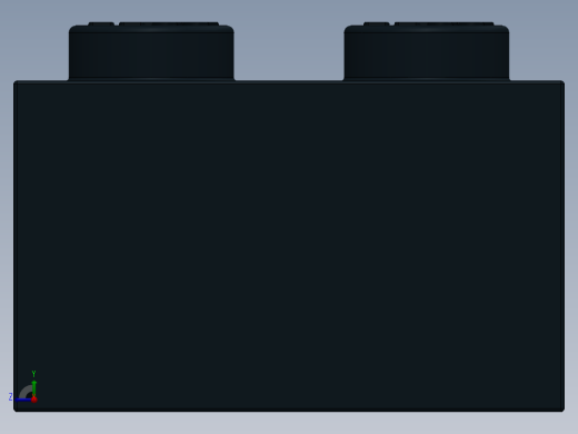 乐高套装 4421基本积木-4181144 - 2456 - 44237 Black Brick 2 x 6.SLDPRT右视缩略图