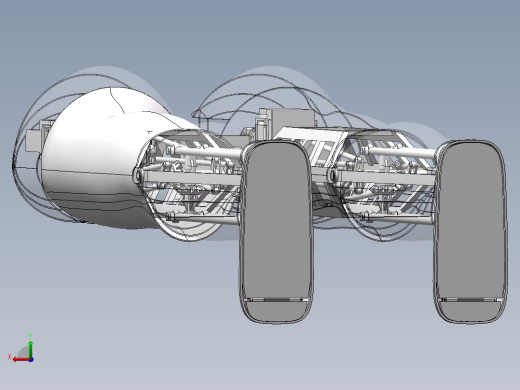 JX585-机器人的下肢-腿部【三维SolidWorks建模】后视缩略图