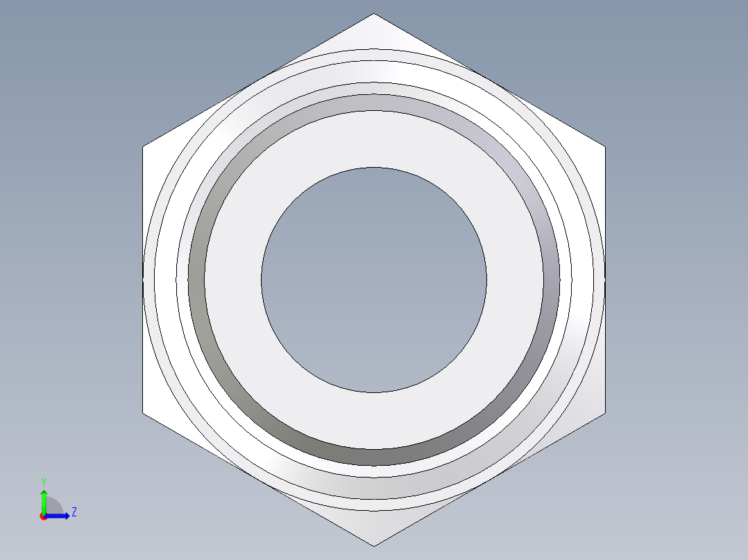 卡套式工业通用硬管接头EO_Male_Stud_connector_GE25SMCFX左视图
