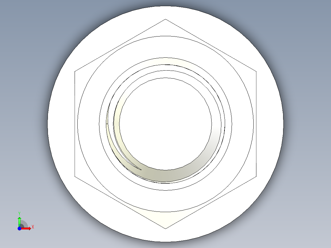 螺栓和螺母-M36 X 4.0.rar前视图