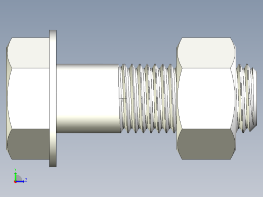 螺栓和螺母-M36 X 4.0.rar左视缩略图