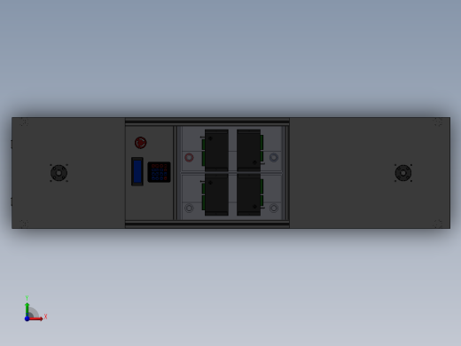 无盖铝型材AGV小车sw20前视缩略图